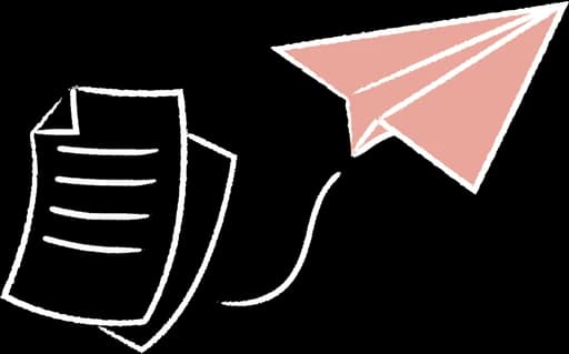 Paper plane illustration